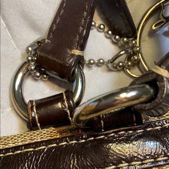 WHAT A FIND!! Coach brown canvas handbag!! - Picture 15 of 16